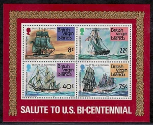 Virgin Is. Sc312a American Bicentennial, Sailing Ships - Picture 1 of 1