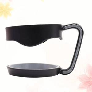 3PCS Tumbler Handles Beer Mug Handle Anti-Slip Adjustable Travel Mug (Black) - Picture 1 of 12