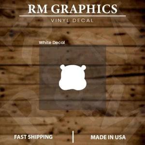Cute Hamster Sil | Cartoon | Animal | Vinyl Sticker |Decal- Window|Laptop|Car - Picture 1 of 6