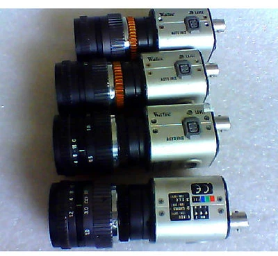 Cabezal de cámara digital CCD a color WATEC WAT-250D 1 pieza WAT250D con lente de 12 mm # GY Foto 1 de 4