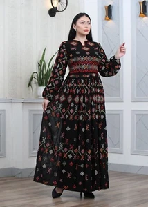 Eid Kollektion bestickter Thobe für Frauen TATREEZ palästinensisch traditionell - Bild 1 von 4