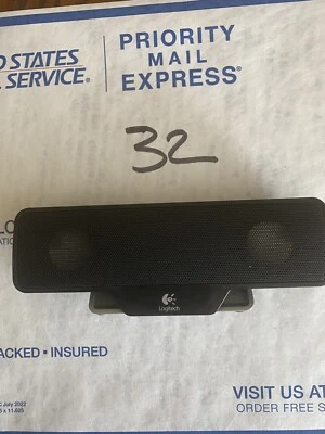 Logitech Z205 Clip-On USB Powered Stereo Laptop Speaker Bar - funktioniert super - Bild 1 von 4