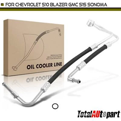 Conjunto de mangueira de resfriador de óleo do motor para Chevrolet S10 Blazer GMC entrada e saída - Imagem 1 de 4