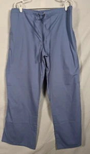 Tafford Scrubs Pants Blue Womens Size Large 2 Pockets Drawstring - Picture 1 of 8