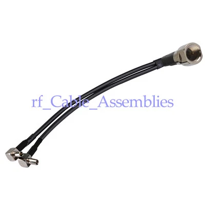 Dual Plug Antenna Adapter Cable for Verizon Jetpack Hotspot AC791L AirCard 791L - Image 1 of 4