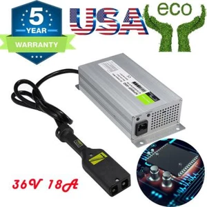 36 Volt Golf Cart Battery Charger Crows Foot 36V for Club Car EZgo TXT Yamaha US - Picture 1 of 12