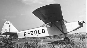 MB-80 Brochet France Sports MB80 Airplane Wood Model Replica Big New - Picture 1 of 1