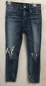 AGOLDE Distressed Blue Jeans Women's Sophie Crop Size 25 NEW! - Picture 1 of 12