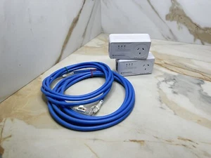 NetComm NP505F 500Mbps PowerLine Adapter AV500 Pass Thru Network paired - Picture 1 of 4