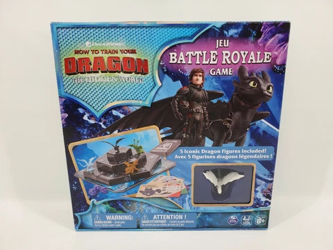 How to Train Your Dragon The Hidden World Battle Royale Board Game Cover