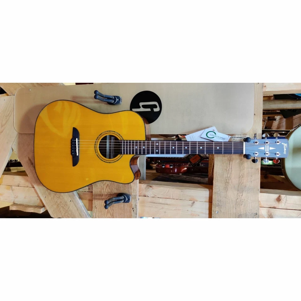 FRAMUS Legacy Fd 14 Sv Dreadnought - High Polish Jaune - Guitare Western Avec - Photo 1/1