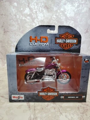 XL 1200V 2013 Setenty Two Harley Davidson motocicleta serie Maisto modelo 38 1/18 Foto 1 de 4