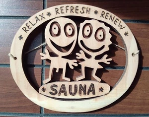 Funny sauna sign. Sauna accessories. Sauna door sign. Funny sauna decor. Saunas - Picture 1 of 2