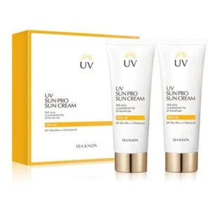 ISAKNOX UV Sun Pro 365 Daily Cover Sun Cream Duo Set (SPF 50+ PA+++) Waterproof - Picture 1 of 14