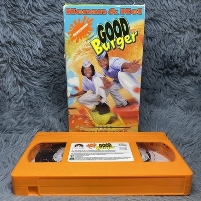 Good Burger VHS 1998 Keenan and Kel Nickelodeon Orange Tape Comedy Movie Rare - Image 1 of 4