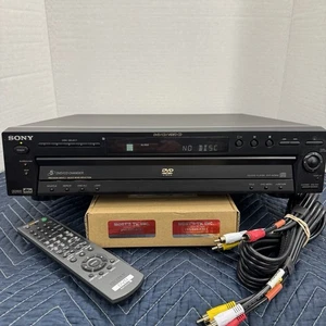 CAMBIADOR DE 5 DISCOS SONY DVP-NC600 CD/DVD - REPARADO - LIMPIADO - PROBADO - CON CONTROL REMOTO - Imagen 1 de 8