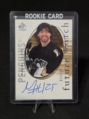 2005-06 SP Authentic Max Talbot Future Watch Auto /999 Pittsburgh Penguins - Image 1 of 2