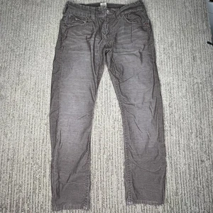 True Religion Größe 33 Herren Hose Cord Freizeit Mid Rise Braun - Bild 1 von 3
