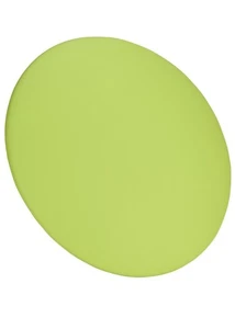 Lime Green Round Vinyl Cushion for Chairs by Chivari - Picture 1 of 7