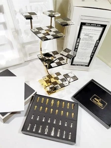 TNG komplett mit OVP Material 1995 Star Trek Dimensional Chess Set - Bild 1 von 22