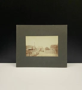 Antique Mershon Farm Iowa Family Documented Horses & Farm Cabinet Card Photo - Picture 1 of 10