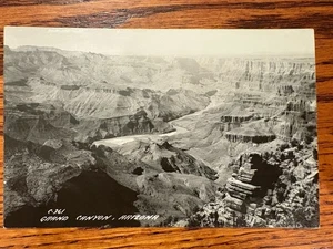Cartolina fotografica vintage EKC B&W foto - paesaggio Grand Canyon Arizona C-361 - Foto 1 di 2