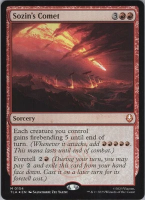 MTG Foil Sozin's Comet M Avatar: The Last Airbender 154 NM - Image 1 of 2
