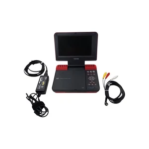 TOSHIBA SD-P1200 Portable DVD Player AC Adapter w/ RCA to 3.5mm Cable Tested - Picture 1 of 15