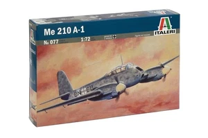 ✅ ITALERI 077 - Scala 1 : 72 ME 210 A - 1 Germania  Aerei da caccia - Foto 1 di 10