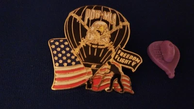 2025 "POW MIA" AIBF Special shape hot air balloon pin "S/H COMB" - Image 1 of 4