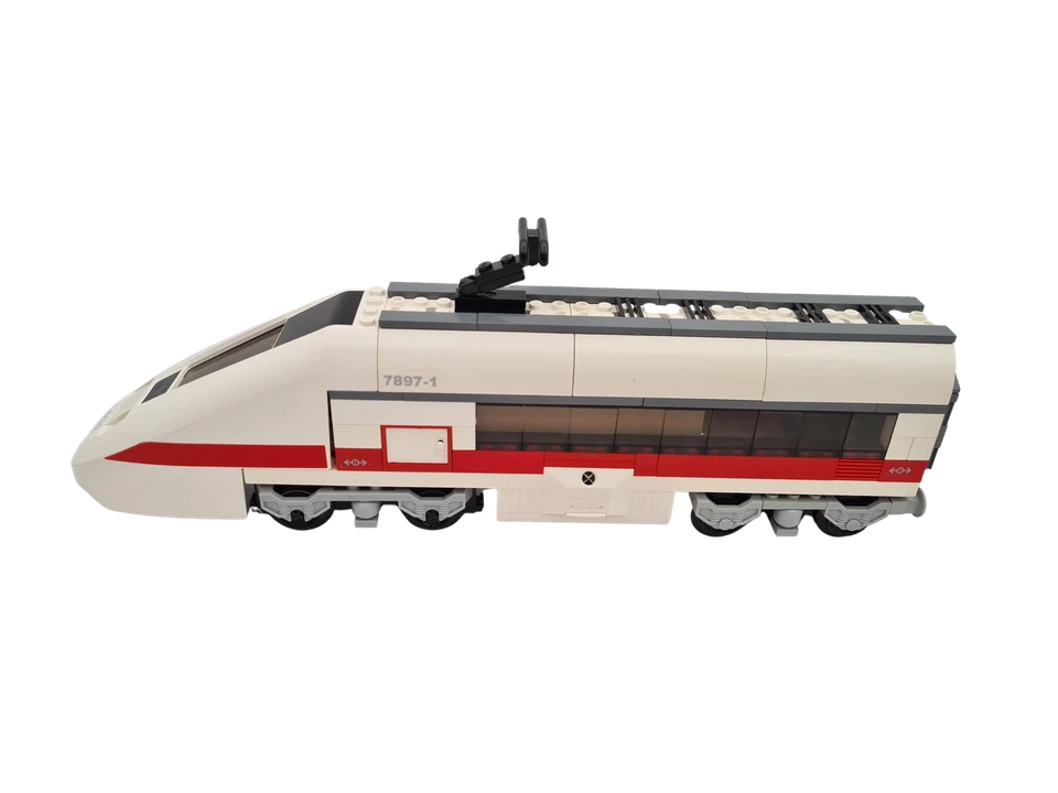 Lego® train RC chemin de fer voie ferrée 7897 locomotive de passagers TGV avec m - Photo 1/1