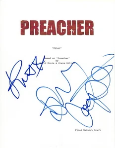 DOMINIC COOPER & RUTH NEGGA SIGNED AUTOGRAPH - PREACHER FULL PILOT SCRIPT - Picture 1 of 2