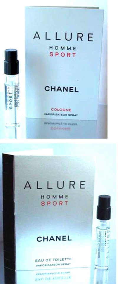 CHANEL ALLURE HOMME SPORT: COLONIA 2 ml -EDT 2 ml vial spray MINI tu elección Foto 1 de 1