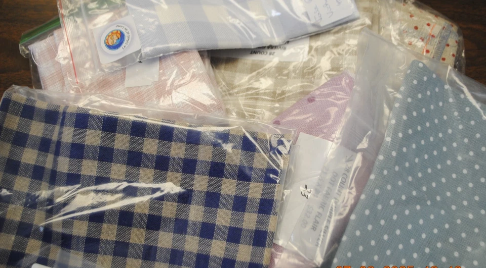 Linen Petit Point and Riviera Check  Your Choice Of Colors And Sizes And Counts - Image 1 of 1