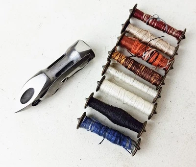 Singer Sewing Machine 127 and 128 Bullet Shuttle #54504 and 8 Long Bobbins - Image 1 of 4