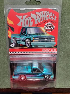 Chevy 454SS Red Line Club RLC Teal Real Riders 1990 Hot Wheels Foto 1 de 4