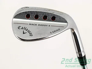 Callaway Mack Daddy 4 Chrome Wedge Lob LW 60° Steel Wedge Flex Right 34.75in - Picture 1 of 8