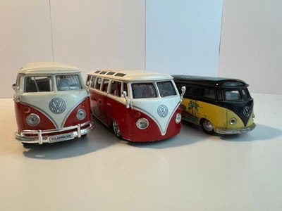 Maisto VW T1 Samba Bulli - Set di 3 - Immagine 1 di 4