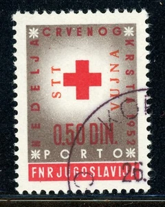 Trieste Zone B Scott #RAJ4 50p Used Postal Tax Postage Due 1952 $$ - Picture 1 of 1