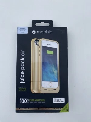 iPhone 5/5s Juice Pack Air Mophie Case Gold - Image 1 of 4
