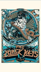 Black Keys poster Tyler Stout Post Signed #/80 11/23/19 Tacoma WA ready to ship - Picture 1 of 1