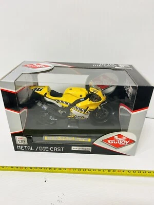 YAMAHA YZR R1 VALENTINO ROSSI GUILOY NUOVISSIMA DEAD STOCK MOTORBIKE 1:10 2005 - Immagine 1 di 4