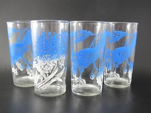 Set 4 Bicchieri da Succo di Giacca Blu e Giacinto Blu - Foto 1 di 11