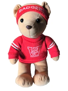 Stuffins Plush UW Badger Bear Vintage 1996 - Picture 1 of 5