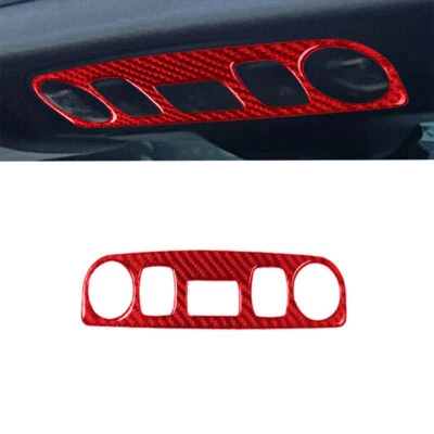 Cubierta de luz de lectura interior de fibra de carbono roja para Audi TT 8N Convertible 2001-06 Foto 1 de 4