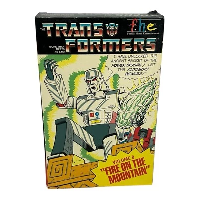 Transformers Vol 8 Fire On The Mountain VHS Tape 1984 Family Home Entertainment - Image 1 of 4