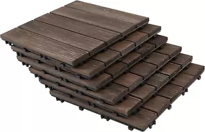 Piastrelle per Esterni Pavimento Da Giardino in Legno, Set Da 27 Pezzi, 2.5M², M - Foto 1 di 12