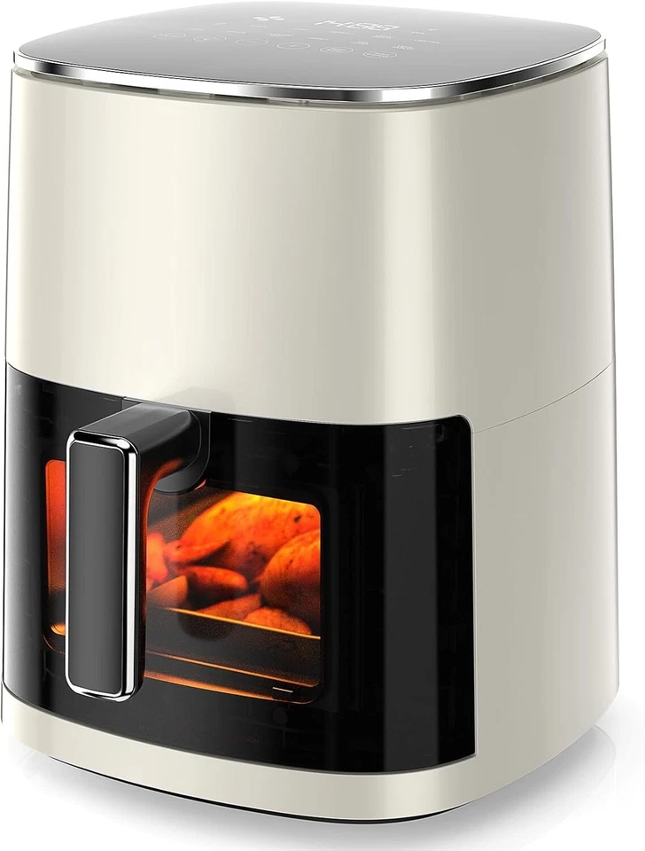 Freidora de Aire 1700W 6.34Qt con Temporizador de Pantalla Digital para Cocina Menos Aceite o Baja en Grasa Foto 1 de 4