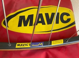 MAVIC TRACK / PISTA WHEEL SET W/. CAMPAGNOLO HUBS. - Picture 1 of 9