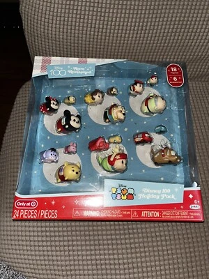 Bonecos Target Tsum Tsum Disney 100 retrô reimaginado pacote de férias (18) 2023 - Imagem 1 de 2